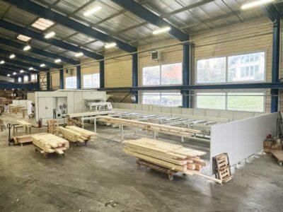 Guillaumie achète un centre de taille pour charpente et ossature bois