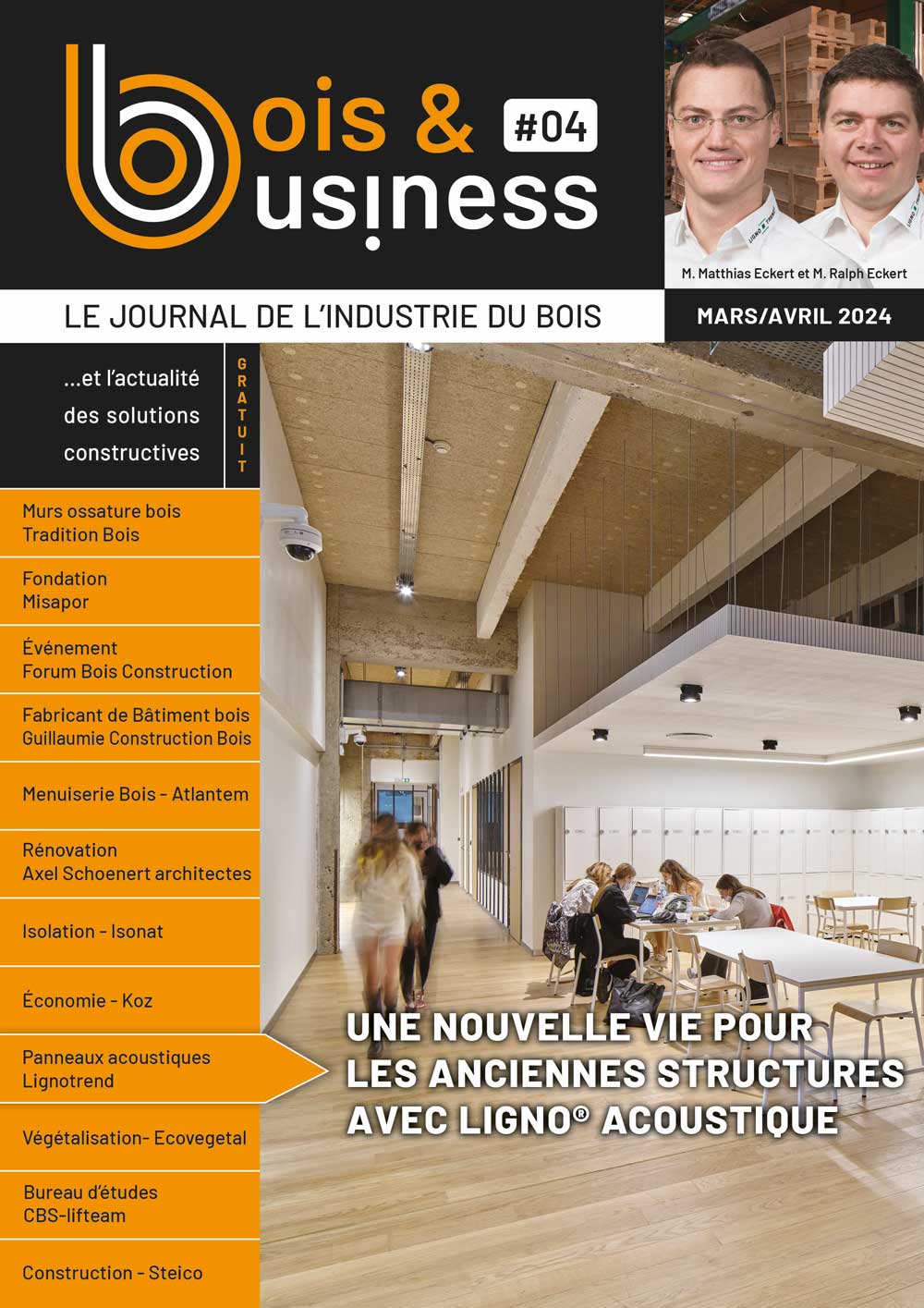 Le journal de l'industrie du bois. B&B