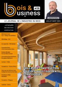 Fabien Gaumy Guillaumie Construction Bois en couverture du magazine Bois & Business