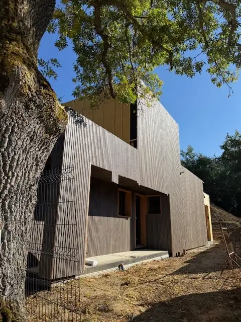 Maison bois isolation biosourcée