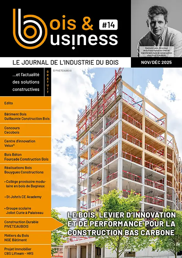 Couverture Bois and Business leader de la presse bois construction bois
