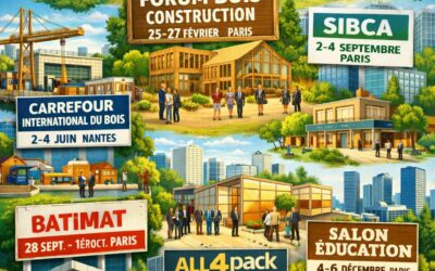 La Fédération Nationale du Bois vous informe : En 2026, la filière forêt-bois sera présente sur de nombreux salons.
