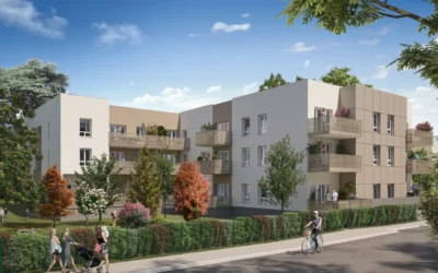 Crédit Agricole Immobilier pose la première pierre d&rsquo;Atlaseo, programme de logement sociaux bas carbone à Bron (69)