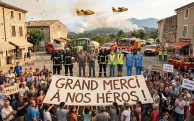 Merci à nos soldats du feu, à nos agriculteurs, à nos bénévoles, à nos policiers et gendarmes, aux maires… Vous avez tout notre soutien !