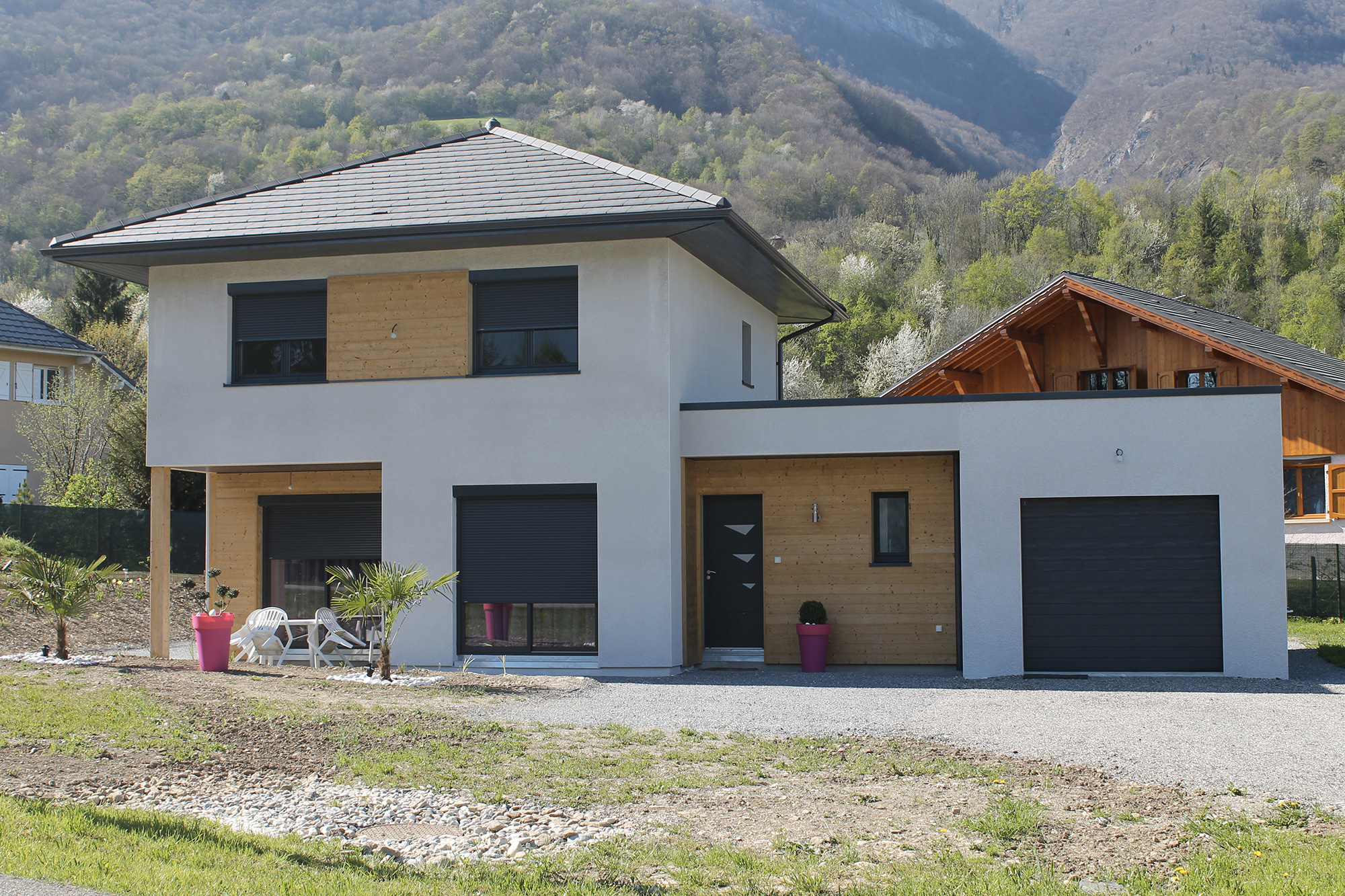 Maison à Ossature Bois Rt2017 En Savoie