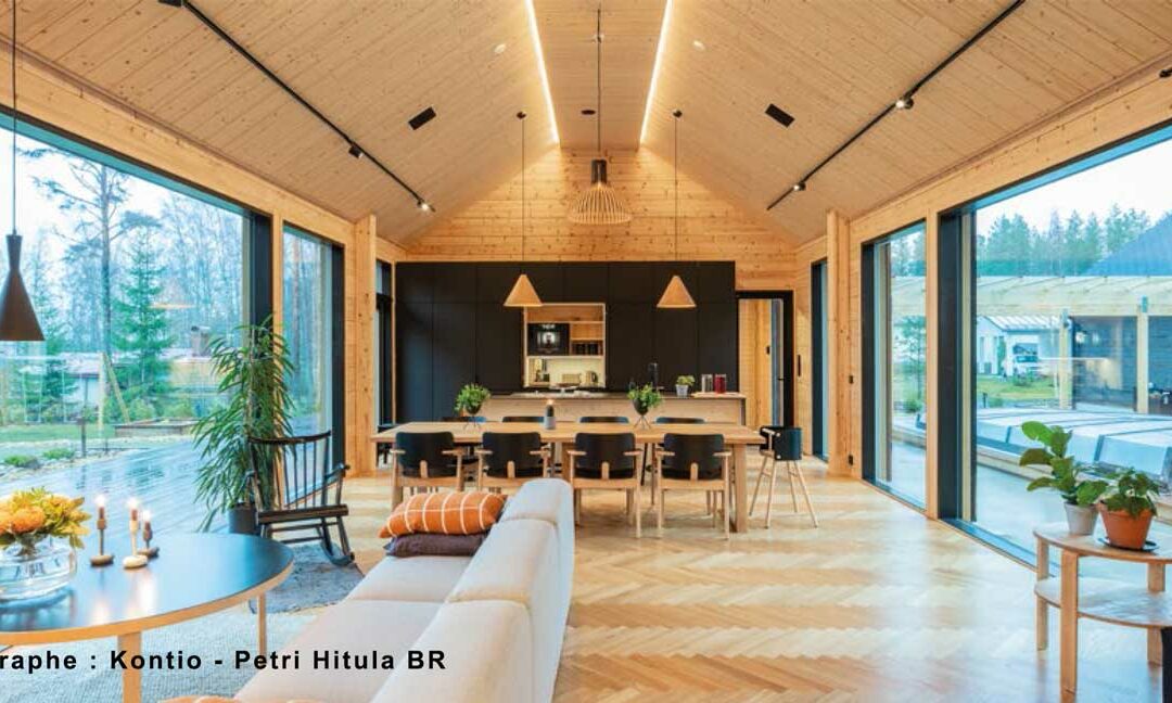 Maison bois Kontio, constructeur et fabricant de kit.