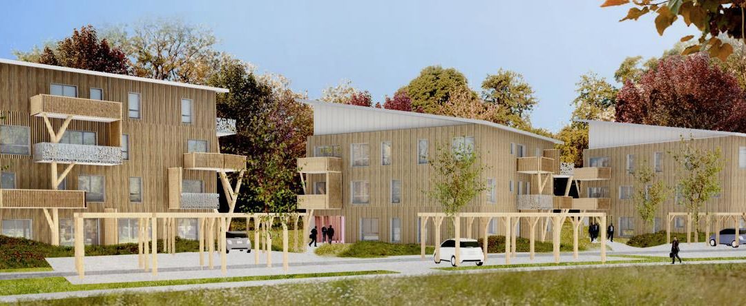 Hélios : 3 bâtiments à ossature bois E+C- de l’OPH Angers Loire Habitat
