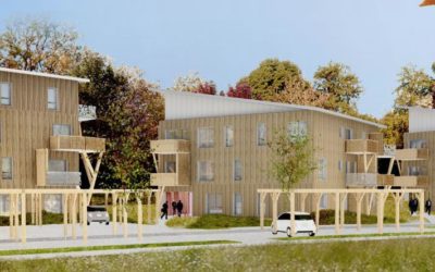 Hélios : 3 bâtiments à ossature bois E+C- de l’OPH Angers Loire Habitat