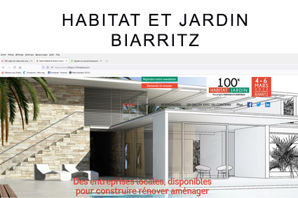 le salon 100% HABITAT - 100% JARDIN à Biarritz du 4 au 6 mars 2022