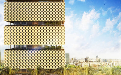 La première tour en bois d’Afrique sera une surélévation d’un bâtiment de 4 étages