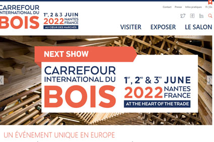 Carrefour international du bois juin 2022 à Nantes (Loire Atlantique 44).