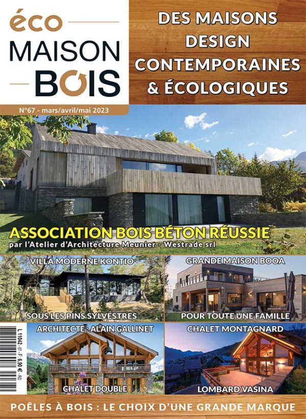 Magazine sur les maisons en bois et l'architecture en bois.