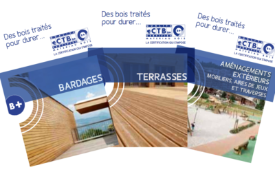 3 fiches sur l’utilisation des bois traités en bardages, terrasses & aménagements extérieurs