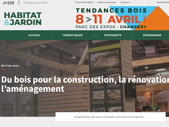 Tendance bois le salon de la construction bois à Chambéry - Avril 2022