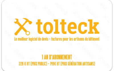 Tolteck, un logiciel de devis disponible par abonnement chez POINT.P