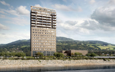 Le plus haut bâtiment en bois du monde est en cours de construction en Norvège